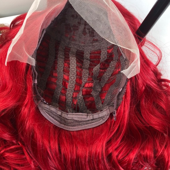 🔹LURIN K 24” RED CURLY LACE FRONT WIG  *NWT* - Picture 10 of 12